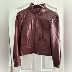 Vintage Berman’s Brown Leather Jacket Women’s 12